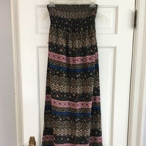 Summer strapless dress